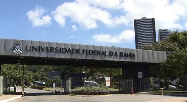 Campus da UFBA em Ondina — Foto: Reprodução/ TV Bahia