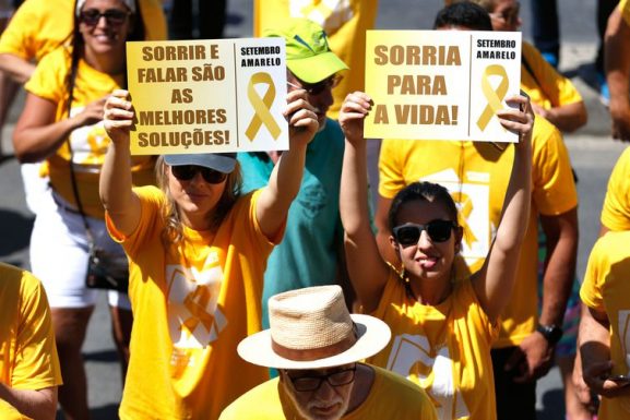 Presente em quase todo o mundo, campanha busca chamar a atenção para casos de suicídio - Arquivo/Agência Brasil