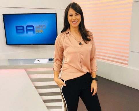 Apresentadora Jéssica Senra, da TV Bahia — Foto: Reprodução/Instagram