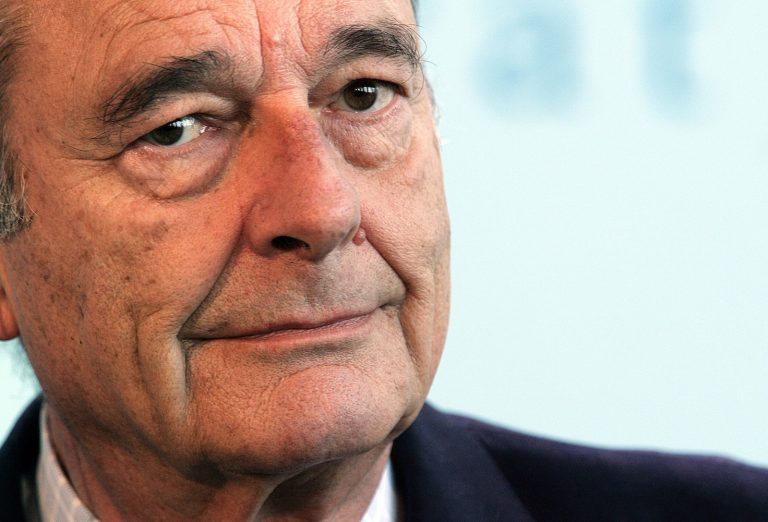 Ex-presidente francês Jacques Chirac, em imagem de arquivo — Foto: Patrick Kovarik / AFP