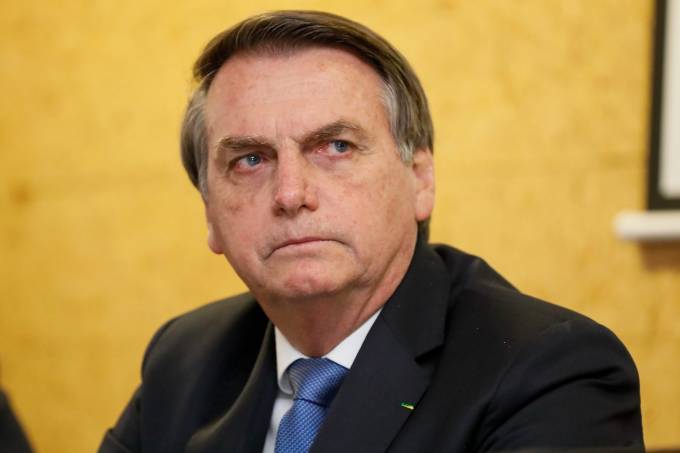 O presidente Jair Bolsonaro durante o Seminário 'Liderança Brasileira na Cadeira Produtiva do Nióbio' (Isac Nóbrega/PR/Divulgação)