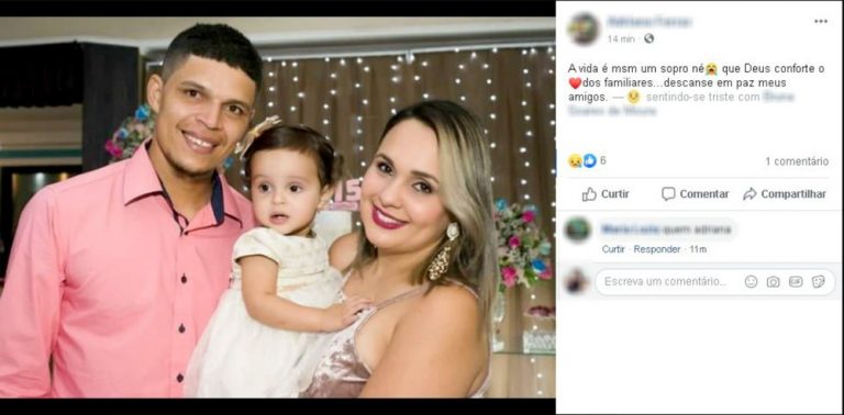 Morte de família de Bauru em acidente em Alagoas causa comoção nas redes sociais, Maurício Moura e Bruna Soares Moura — Foto: Facebook/Reprodução