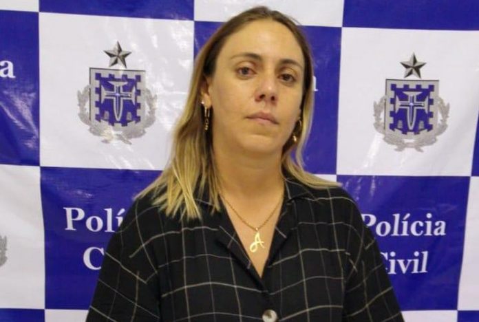 -Mulher suspeita de mandar matar o marido é presa no oeste da Bahia — Foto: Divulgação/PC