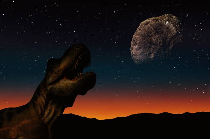 Extinção em massa provocada por asteroide acabou com 3/4 das espécies de seres vivos da Terra (Gerd Altmann/Pixabay)