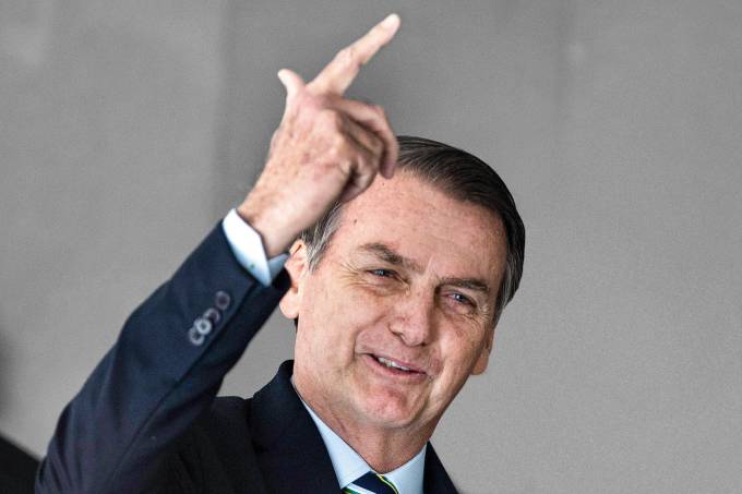 -O presidente Jair Bolsonaro precisa de 500 mil assinaturas em pelo menos nove estados para criar novo partido (Sergio Lima/AFP)