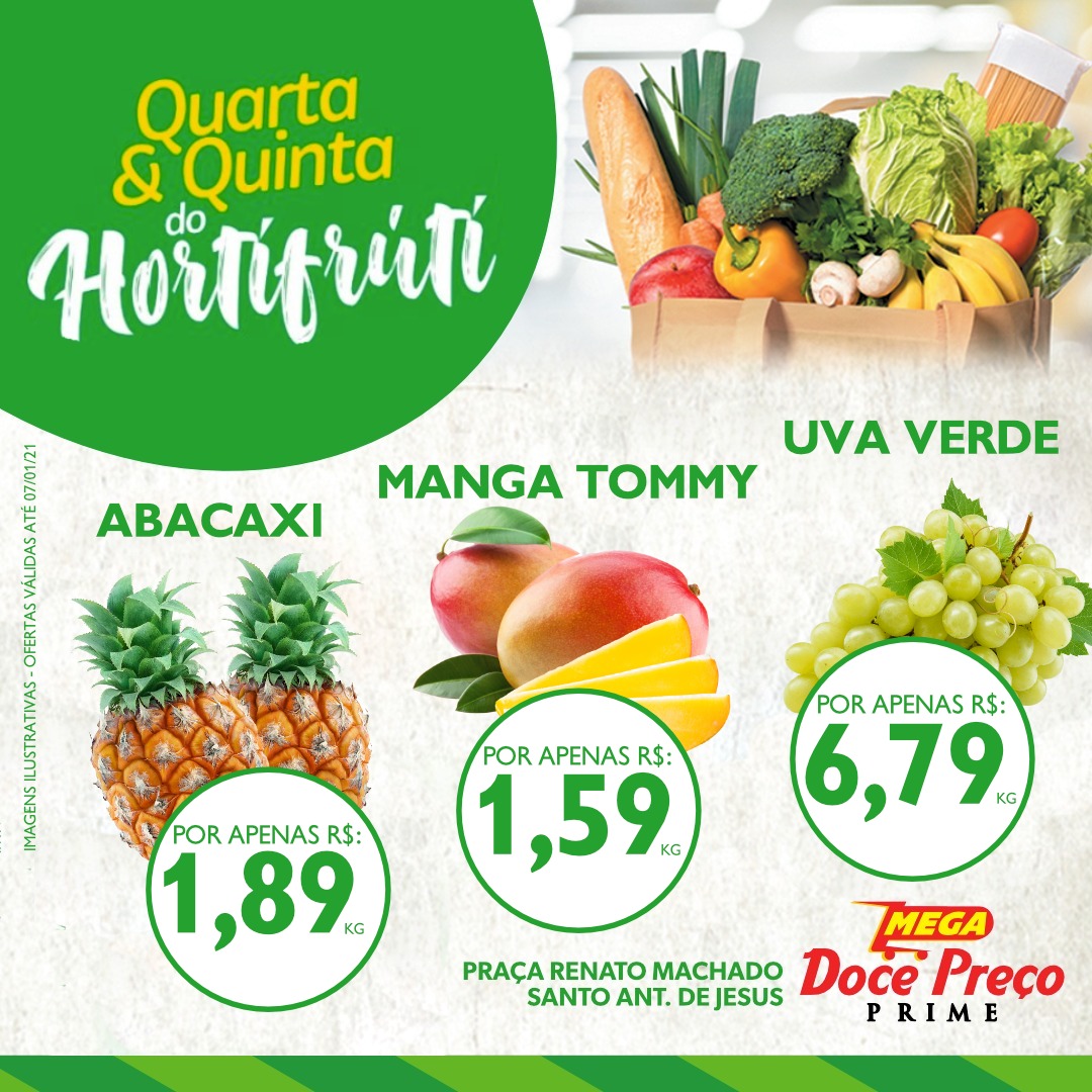 Confira As Promoções Da Quarta And Quinta Do Hortifruti Mega Doce Preço Prime Voz Da Bahia
