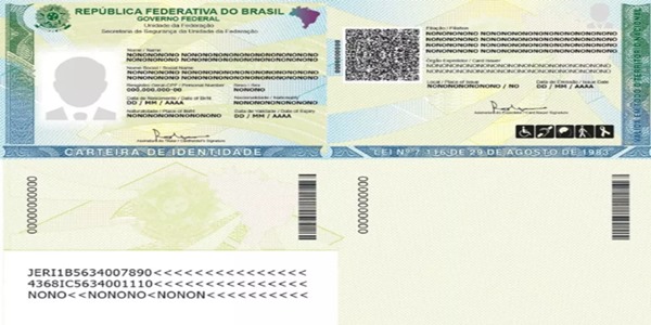 Nova Carteira De Identidade Documento Poderá Ser Emitido Em Cartão