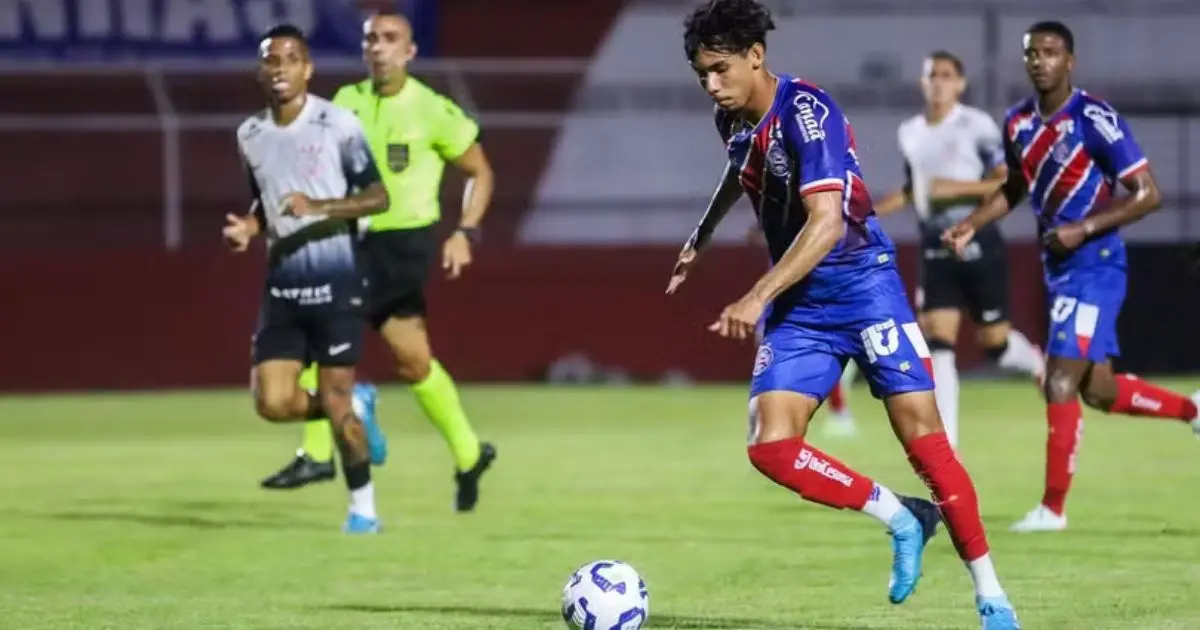 Bahia perde para o Corinthians na estreia do Campeonato Brasileiro Sub-20